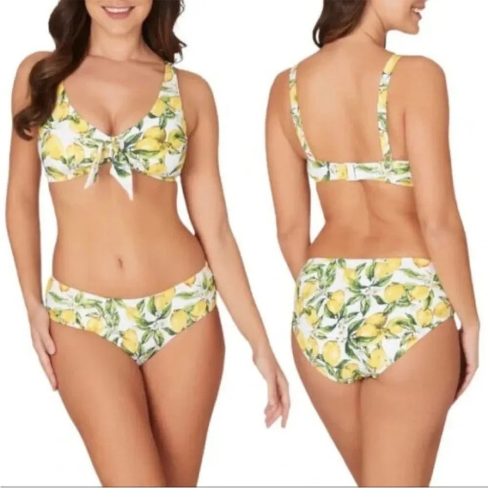 Niptuck Swim Lemon Print Bikini Set